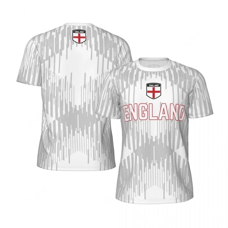 Badminton England - イングランドサッカー Tシャツ男性速乾性 3d プリント Tシャツ夏のスポーツランニングバドミントン Tシャツルーズ半袖トップス