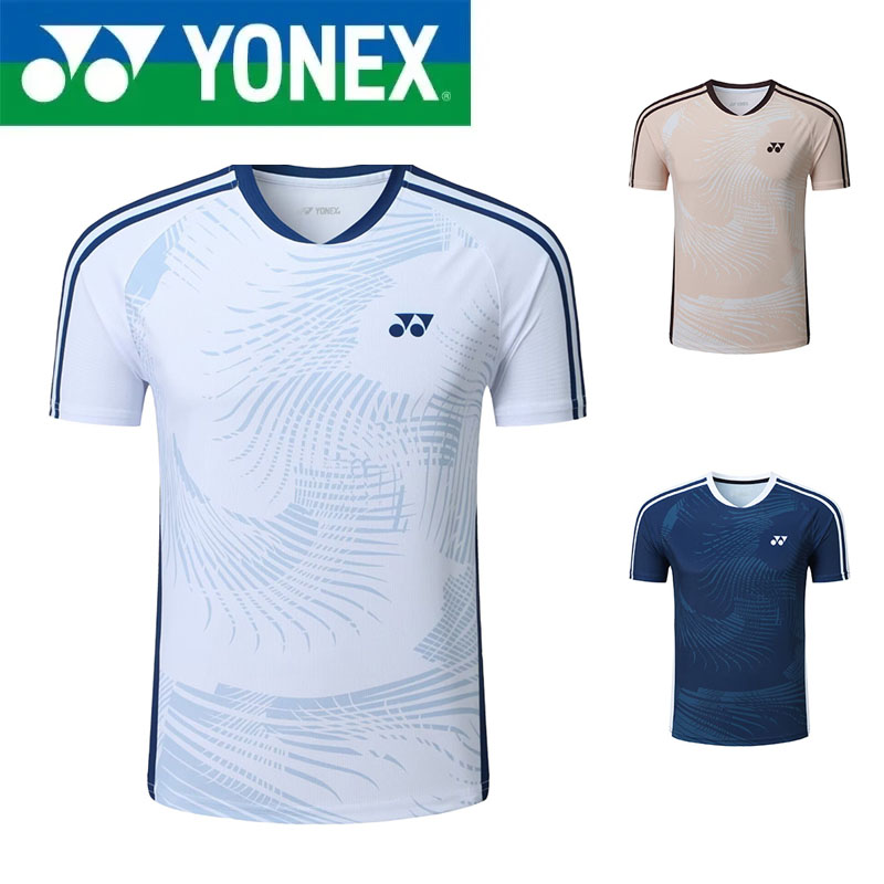Badminton Aesthetic - YONEX 夏用バドミントンシャツ 男女学生用 競技用トップス 速乾性 スポーツ