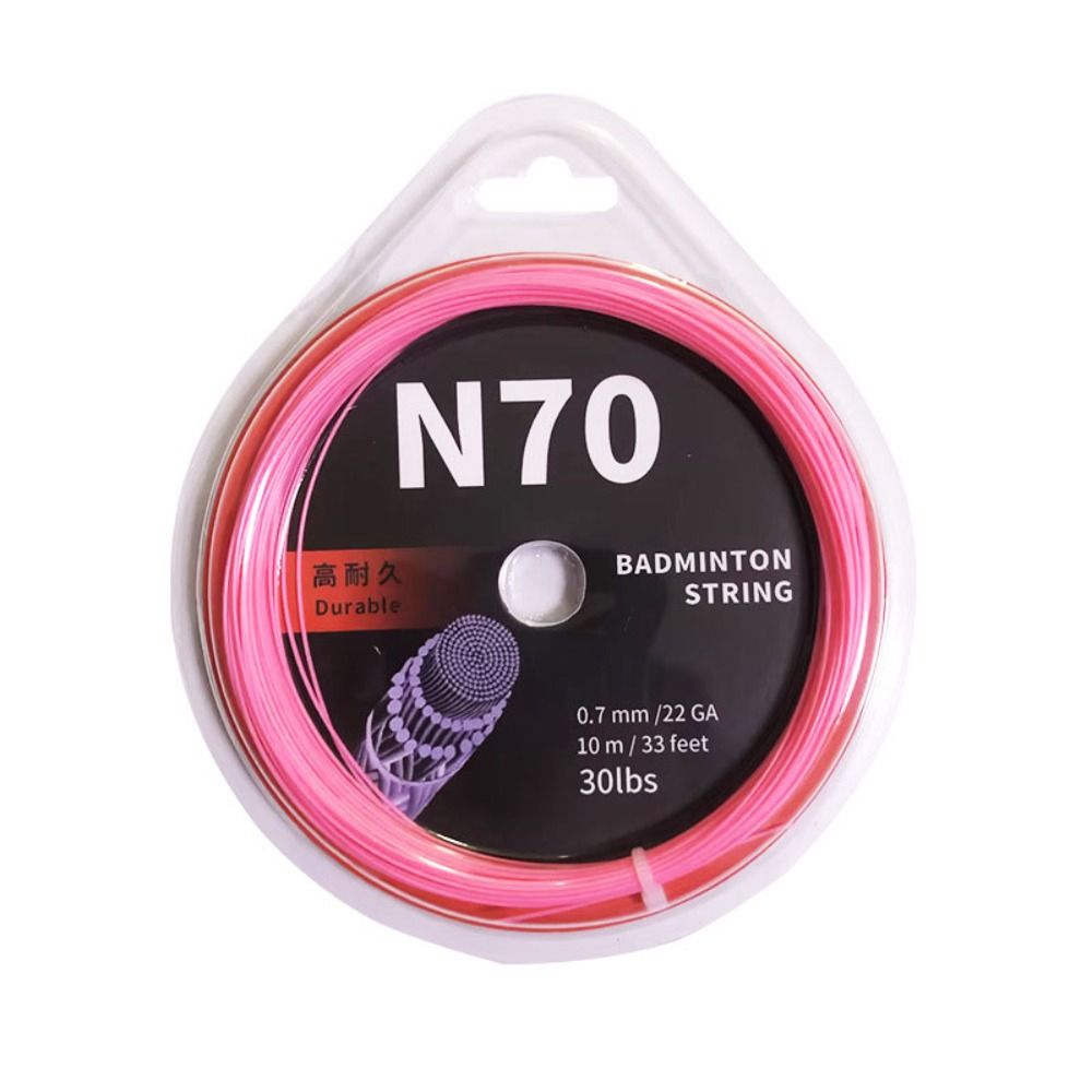 Badminton Yonex String - ツール多色バドミントンラケットストリング直径0.7mm長さ10Mバドミントンラケットワイヤートレーニング高品質ラケットストリング