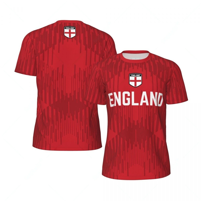 Badminton England - イングランドサッカー Tシャツ男性クイックドライ 3d プリント Tシャツ夏のスポーツランニングバドミントン Tシャツルーズ半袖トップ