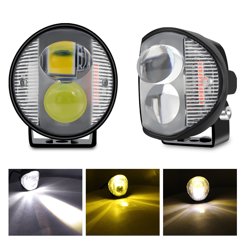 Badminton Flash - オートバイ LED フラッシャー運転フォグライト補助スポットライト 4 色ライト ATV