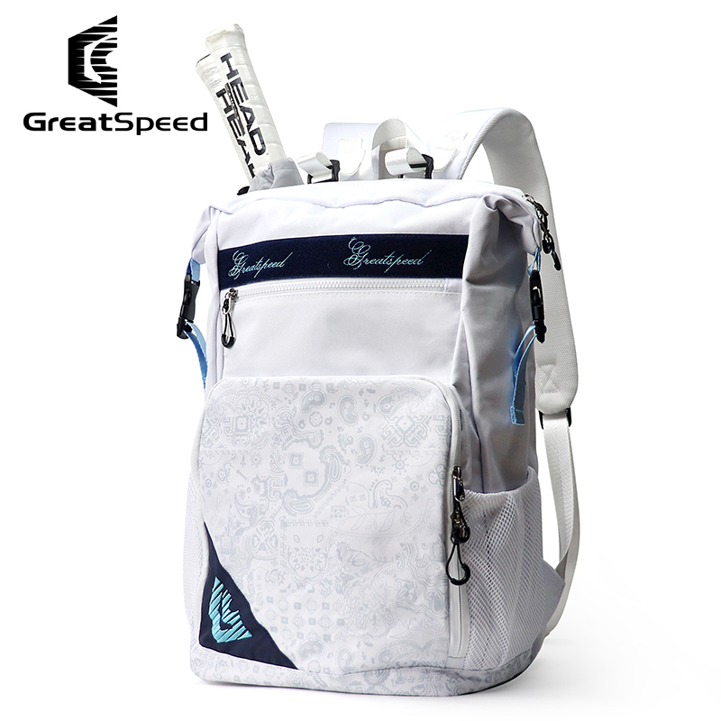 Badminton Aesthetic - GREATSPEED ユニセックス テニスとバドミントンバッグ 2 個セット 高い美的価値のデュアルショルダーバックパック