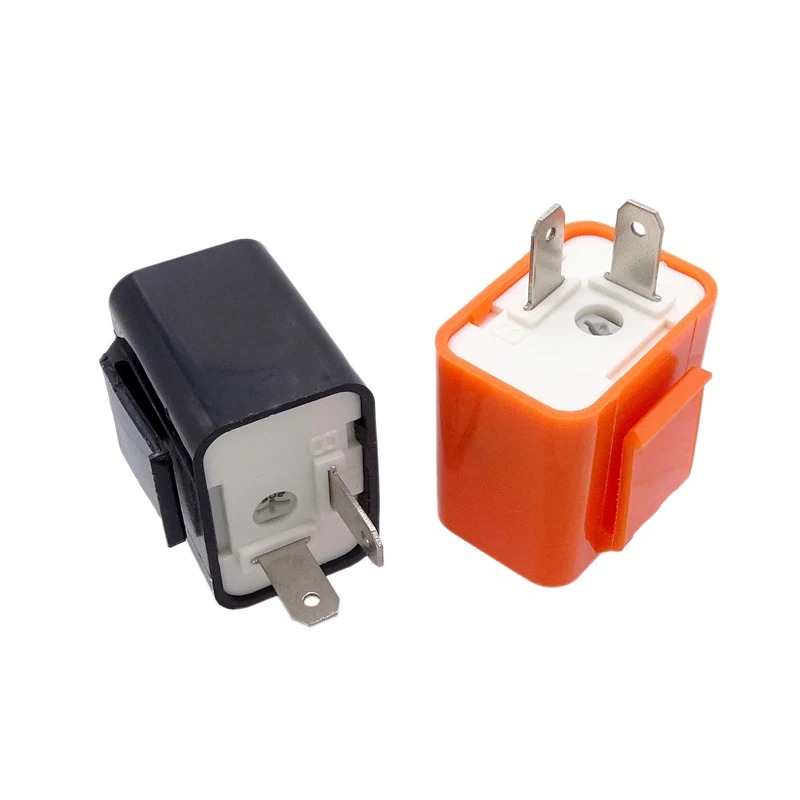 Badminton Flash - 12V ユニバーサル 2 ピン Led フラッシャーリレーオートバイスイッチフラッシャーターンシグナルライト速度調整可能なモト電子リレーウィンカー