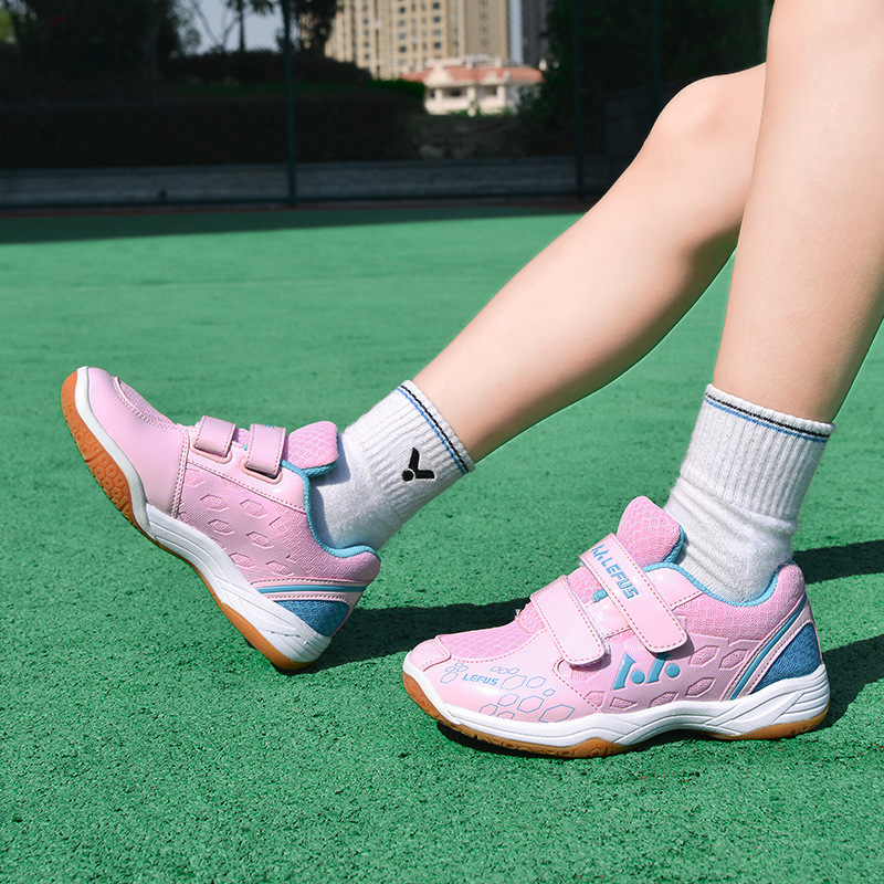 少年少女小型サイズ 28-37 バドミントンシューズフックル - Shoe Non Slip Badminton のレビューと価格