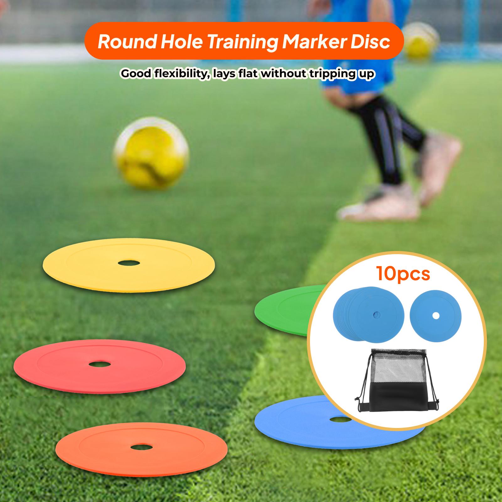 10x フラットコーン 6 インチフィールドコートマーカース - Court Marker Cone のレビューと価格