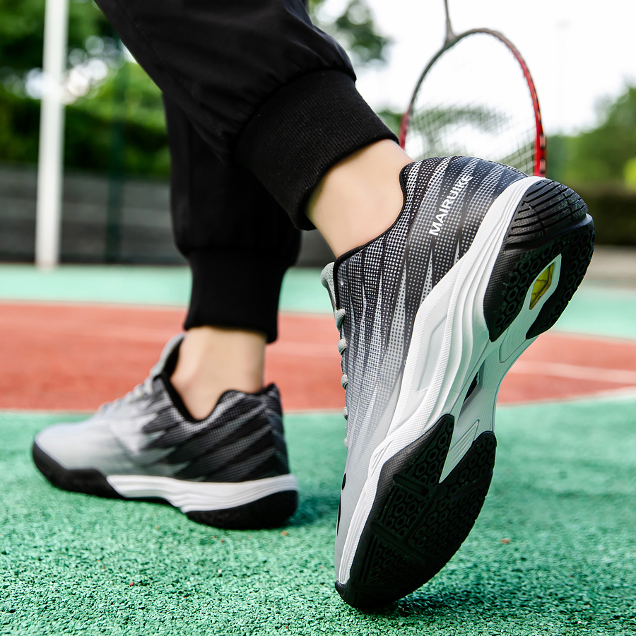 男性プロフェッショナルバドミントンシューズマイクロファイバー - Shoe Non Slip Badminton のレビューと価格