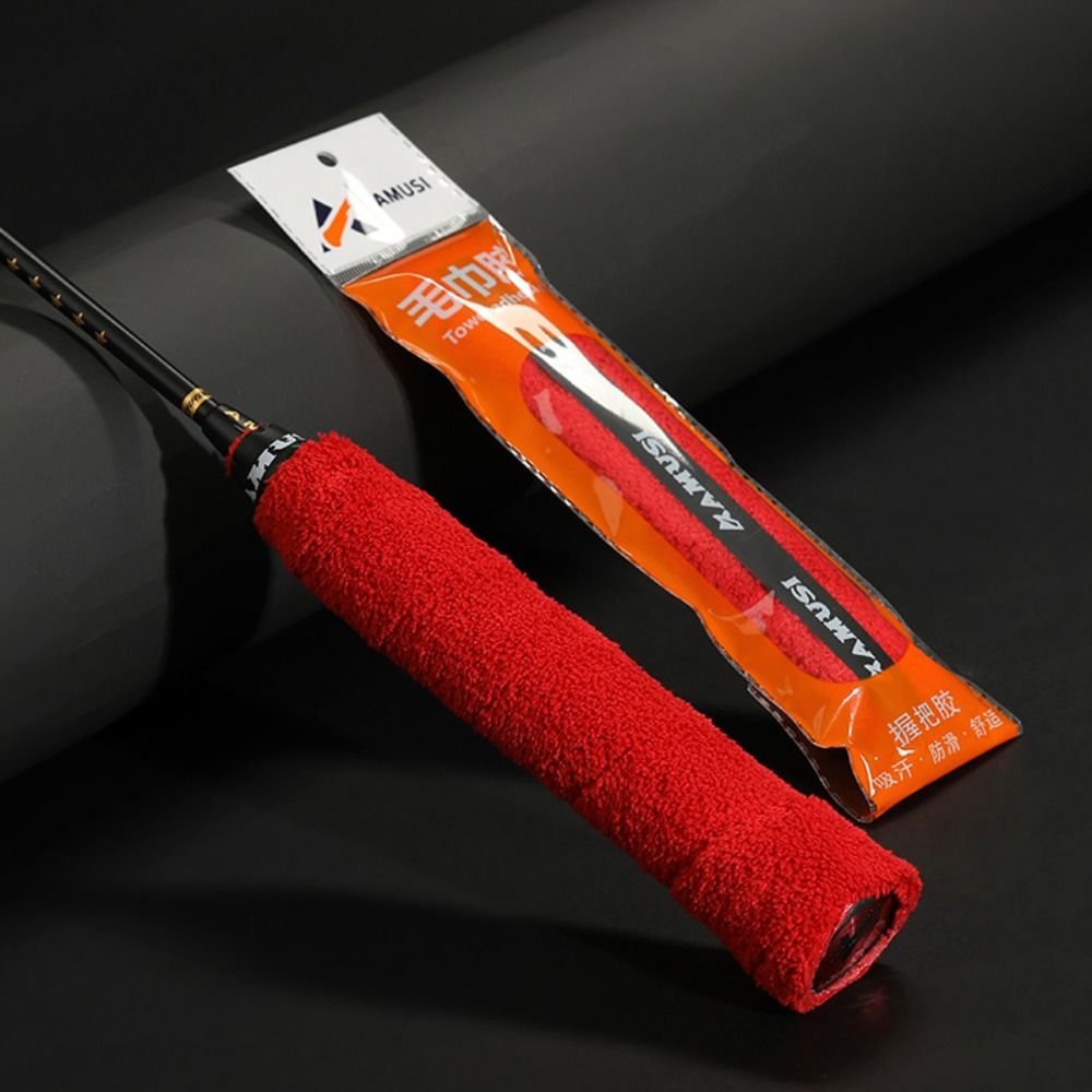 厚手のバドミントンラケットタオルは、滑り止めの汗を吸収します - Badminton Yonex String のレビューと価格