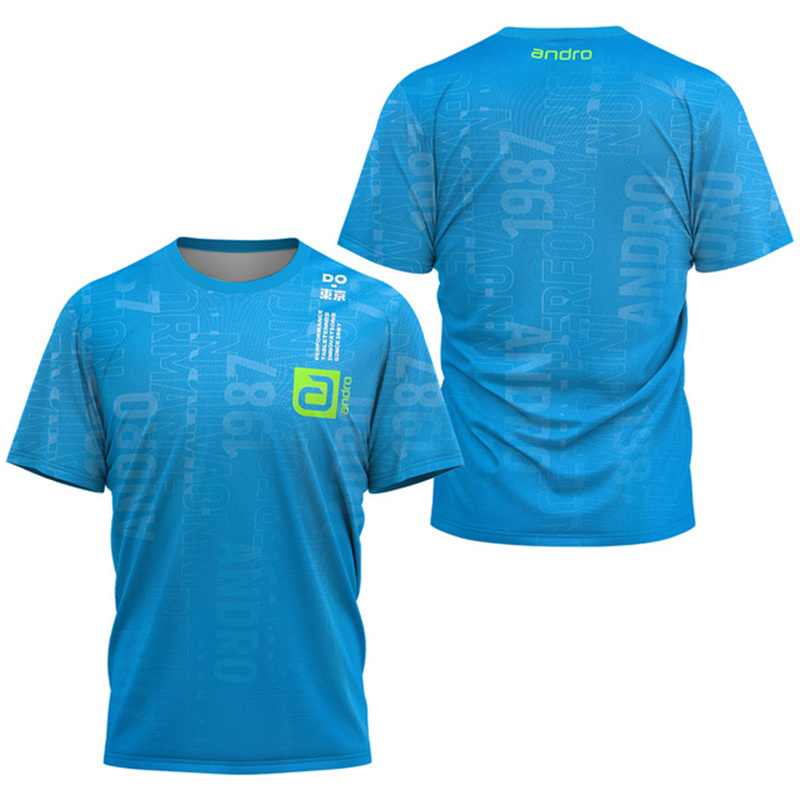 男性卓球 Tシャツアンダーカーレントパターンメンズサマーテニ - Badminton Aesthetic のレビューと価格