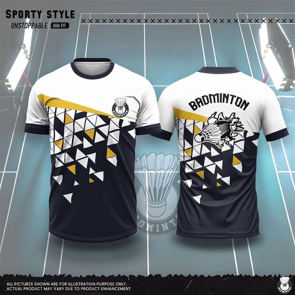 メンズ服ファッション 3D プリントバドミントン Tシャツ夏 - Badminton Aesthetic のレビューと価格