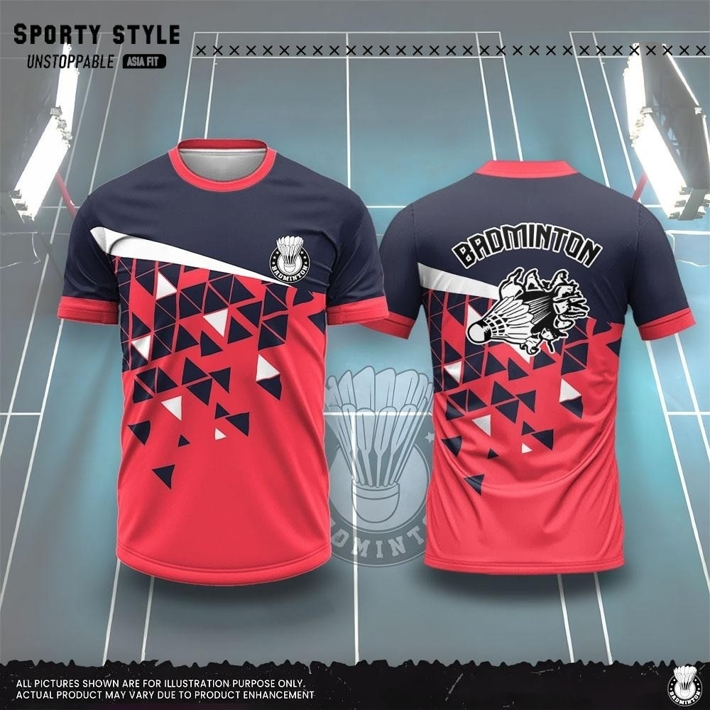 メンズ服ファッション 3D プリントバドミントン Tシャツ夏 - Badminton Aesthetic のレビューと価格