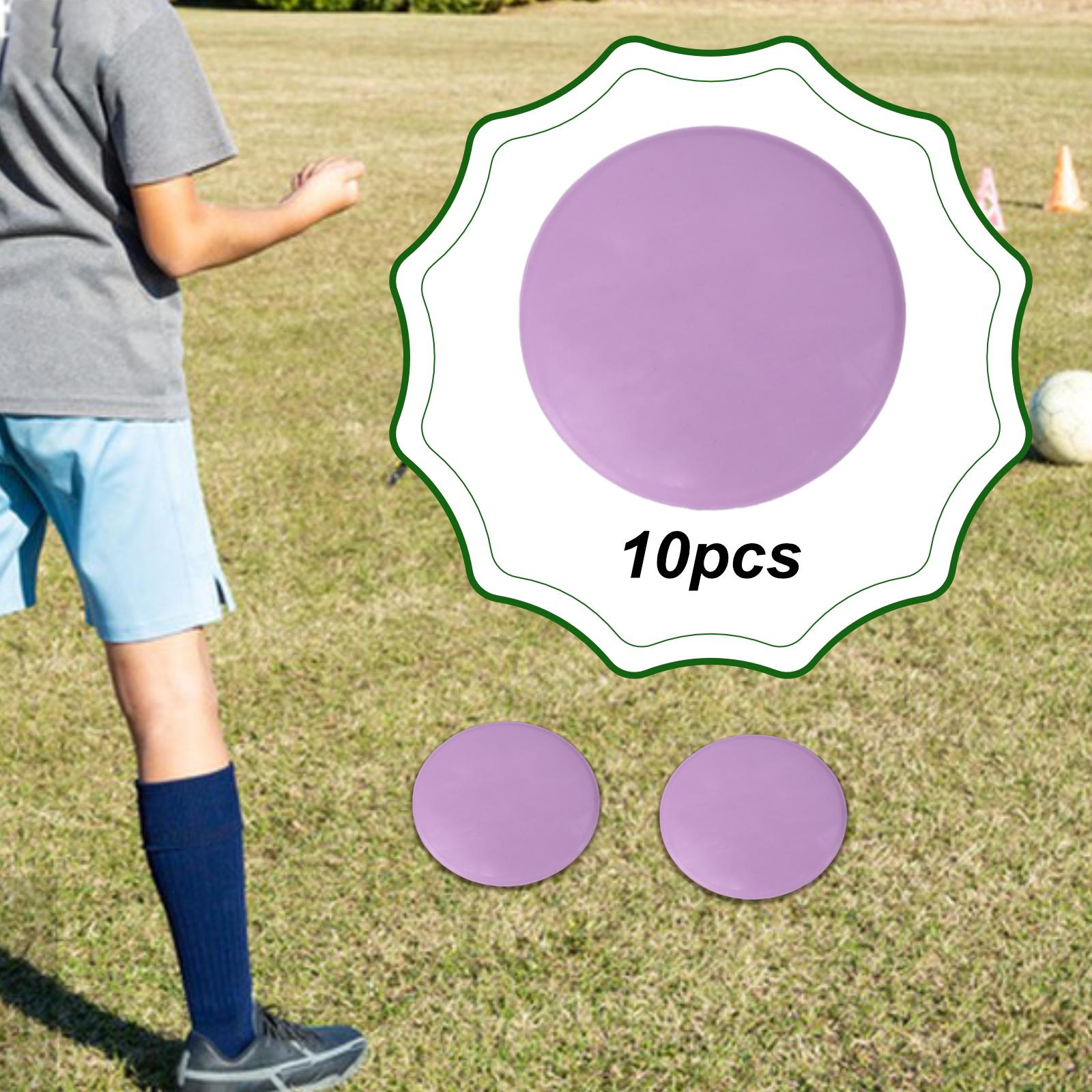 TPEサッカートレーニングコーン フラットマーカー 滑り止め - Court Marker Cone のレビューと価格