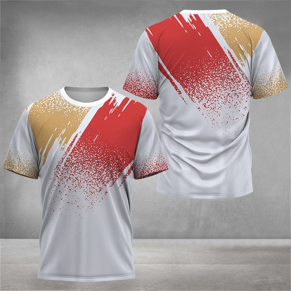 ジムテニススポーツメンズ Tシャツカジュアル O ネックルー - Badminton Aesthetic のレビューと価格