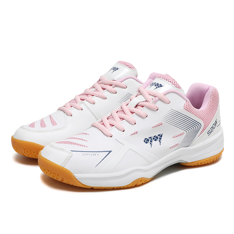 男性と女性のための滑り止めバドミントンシューズ、卓球バレーボ - Shoe Non Slip Badminton のレビューと価格