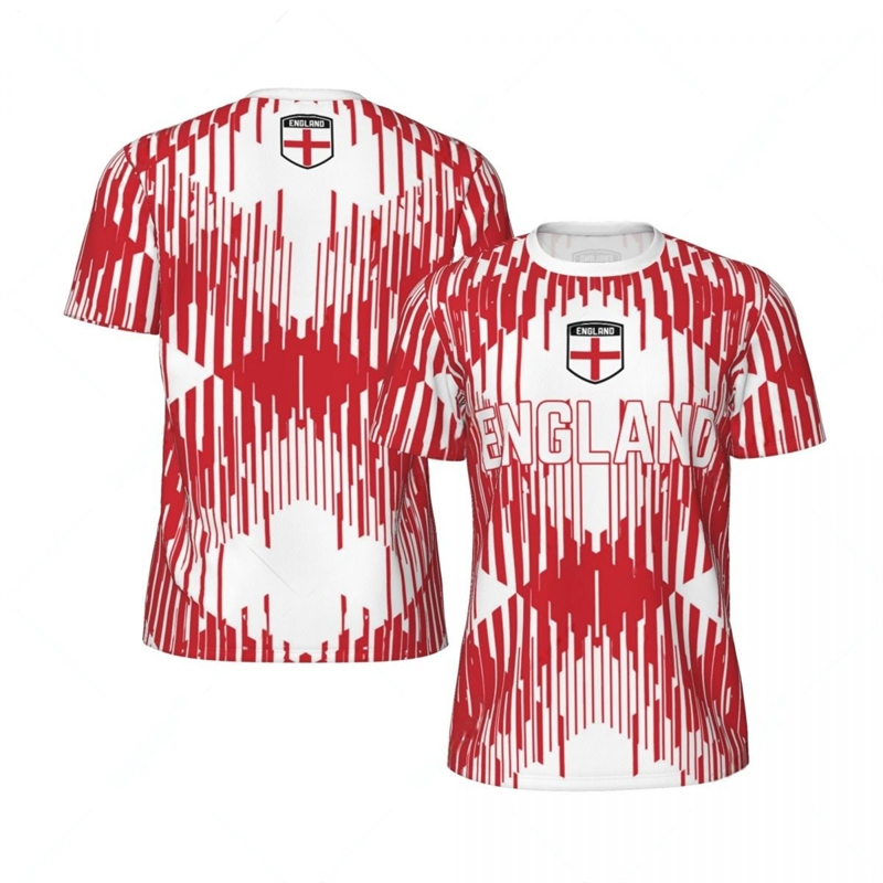 イングランド国旗グラフィックメンズサッカージャージファッショ - Badminton England のレビューと価格