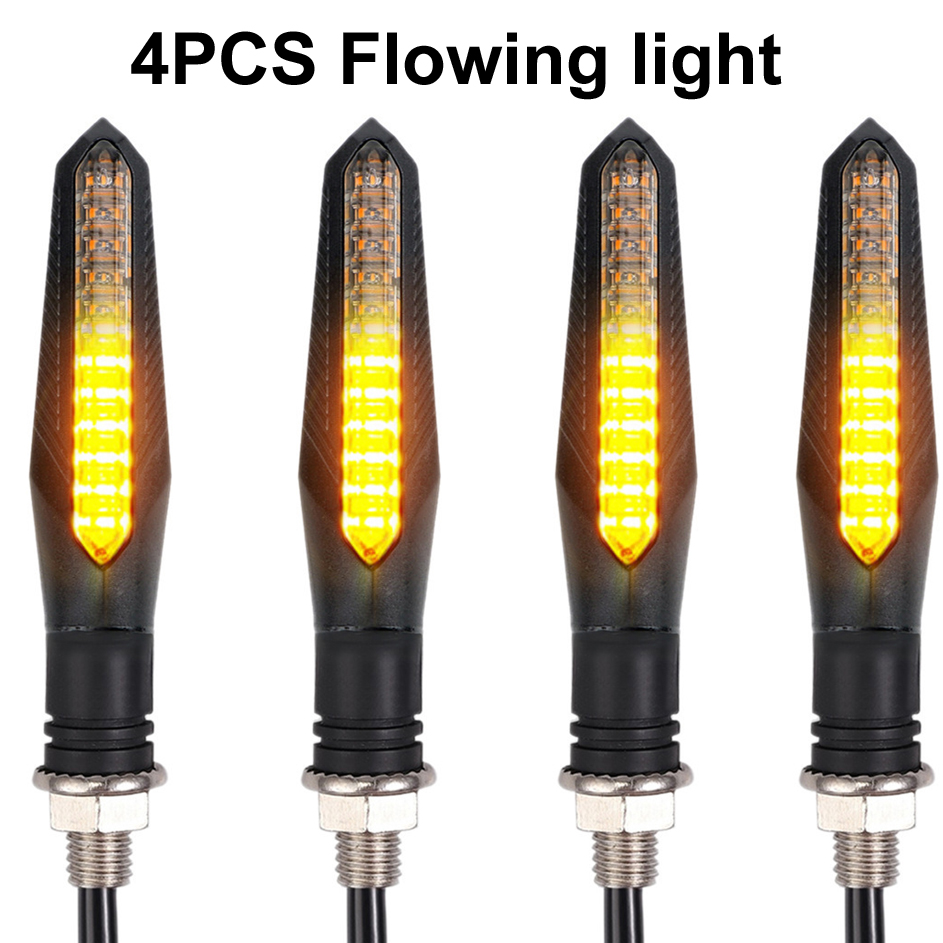 4 個 12V オートバイ LED ターンシグナルライト 1 - Badminton Flash のレビューと価格