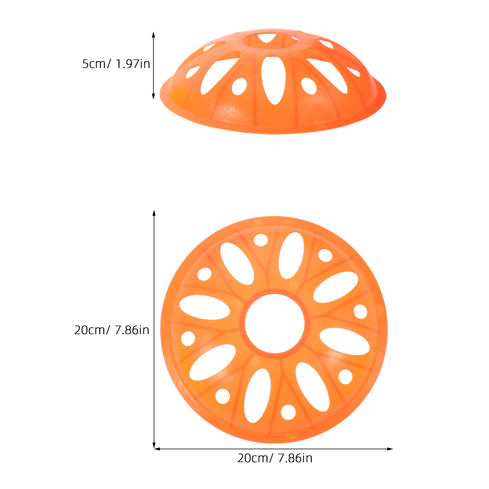 20個入りフットボールトレーニングマーカーコーン プラスチッ - Court Marker Cone のレビューと価格