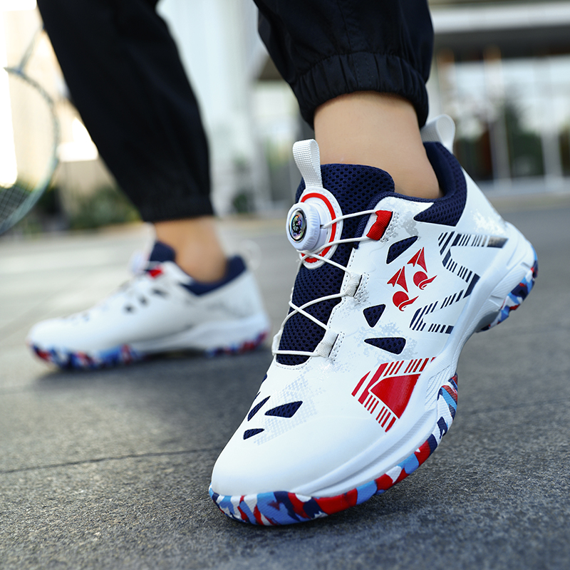 男性女性バドミントンシューズクイックレーステニススニーカーピ - Shoe Non Slip Badminton のレビューと価格