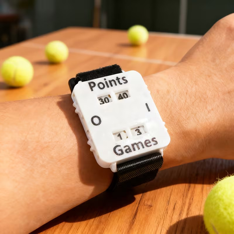 リストスコアカウンター クリケットやテニスの試合用のポータブ - Badminton Score Counter のレビューと価格