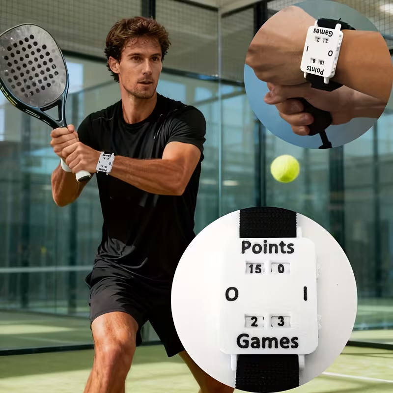 リストスコアカウンター クリケットやテニスの試合用のポータブ - Badminton Score Counter のレビューと価格