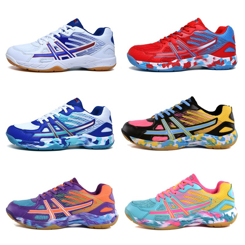 バドミントンシューズ男性と女性のための軽量通気性ノンスリップ - Shoe Non Slip Badminton のレビューと価格