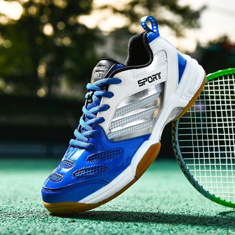 男女兼用プロテニス＆バドミントンシューズ、大型サイズ通気性メ - Shoe Non Slip Badminton のレビューと価格