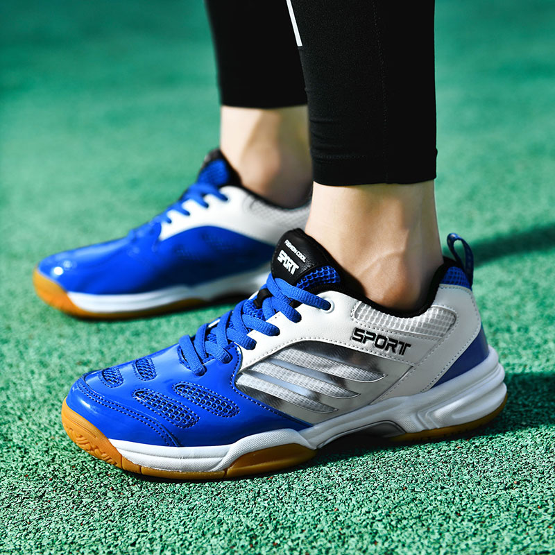 男女兼用プロテニス＆バドミントンシューズ、大型サイズ通気性メ - Shoe Non Slip Badminton のレビューと価格