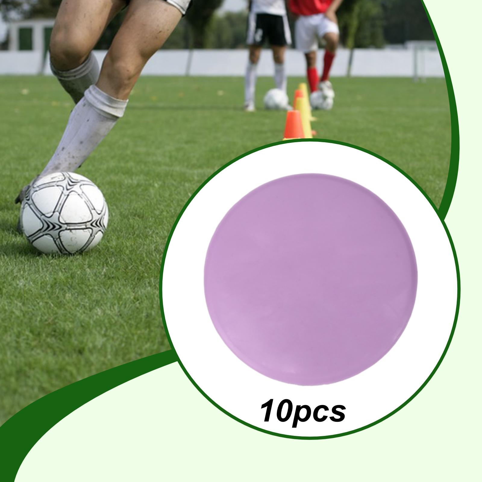 10個入りスポットマーカー サッカーコーン 4.72インチ  - Court Marker Cone のレビューと価格