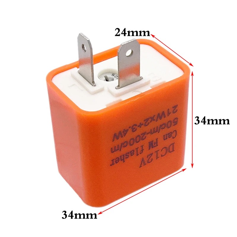 12V ユニバーサル 2 ピン Led フラッシャーリレーオ - Badminton Flash のレビューと価格