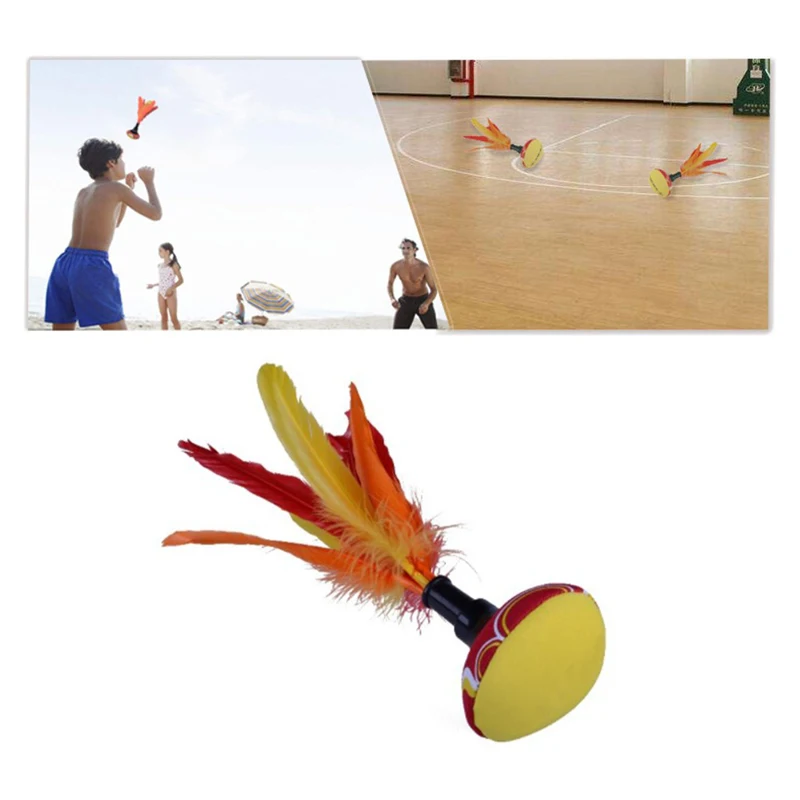 楽しいインディアンフェザーシャトルコック、ネオプレン製ハンド - Badminton Fun Game のレビューと価格